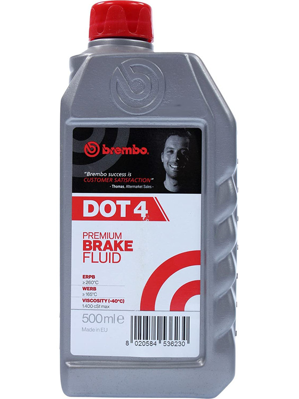 Brembo Premium Brake Fluid DOT 4 Low Viscosity 1000ml Bottle