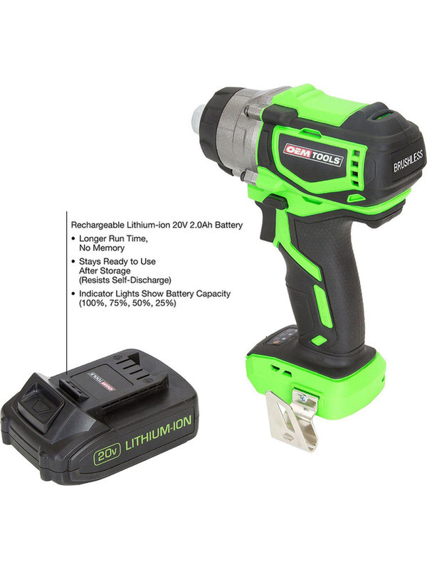 Buy OEM Tools 1/4 Inch Drive Brushless Impact Wrench 300 ft/lbs. 24487  Online Rolan Australia