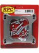 RPC Alloy Carb Adapter, With Studs & Gaskets, Square Bore To Spread, Bo…