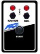 AFCO Switch Panel - 2 Start With 2 Light 4-1/8 X 5-7/8