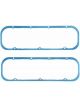 Felpro Bbc Rubber Valve Cover Gaskets Blue W/Steel Core & Limiters
