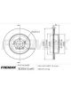 Fremax Brake Disc Left Rear Bmw 5 (G30, F90) 530E 2017-On