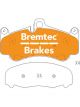 Bremtec Evolve Pure Braking Performance Brake Pad