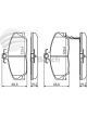 Bosch Brake Pad Front Set Mg Zr 120, 160, 180
