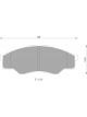 Bosch Brake Pad Front Set For Toyota Hilux GGN,Tgn,Kun
