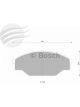 Bosch Brake Pad Front Set For Toyota Hilux Hiace & Commuter 4 Runner
