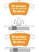 Bremtec Euro-Line Hd Brake Pads Set Volvo Xc90 2002- Db1659