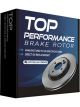 Top Performance X Drilled Slotted Disc Brake Rotor Left (Single) 296mm