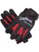 Edelbrock Gloves Mechanics Single Layer Black with Red Large Edelbrock Eq…