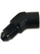 Vibrant Performance 45 Male AN to Female NPT Adapter AN Size: -4 NPT Size: 1/8