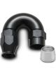 Vibrant Performance 180 High Flow Hose End Fitting for PTFE Lined Hose, -12AN