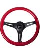 NRG Classic Wood Grain Steering Wheel 350mm Red Pearl/Flake Paint…