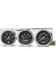 Auto Meter Gauge Console OILP/WTMP/Volt 2-5/8