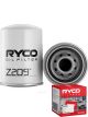 Ryco Oil Filter Heavy Duty Spin-On Z209 + Service Stickers