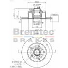 Bremtec Euro-Line Disc Brake Rotor (Pair) 251mm