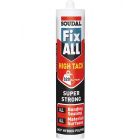 Soudal Fix All High Tack Adhesive Sealant Black 290ml