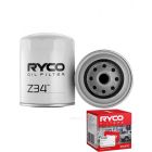 Ryco Oil Filter Heavy Duty Spin-On Z34 + Service Stickers