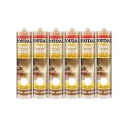 6 x Soudal Timber and Parquet High Quality Sealant Cherry 290ml