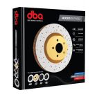 DBA 4000 Cross-Drilled Slotted Disc Brake Rotor (Single) 298mm