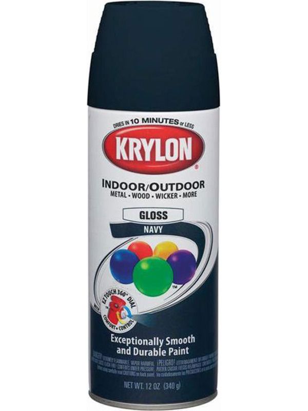 Buy Krylon General Purpose Navy Blue Spray Paint 340g 1907 Online