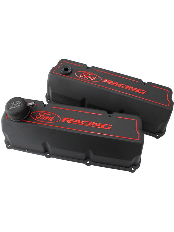 Buy Ford Performance Ford 351c Black Alloy Rocker Valve Covers Ford Ra