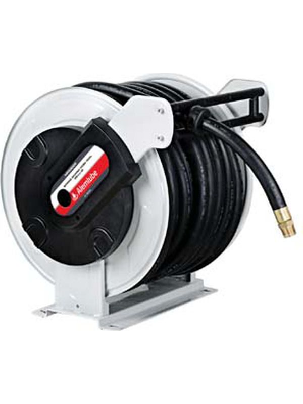 Stainless Steel Hose Reel ~ Spring rewind :: Upto 30m hose