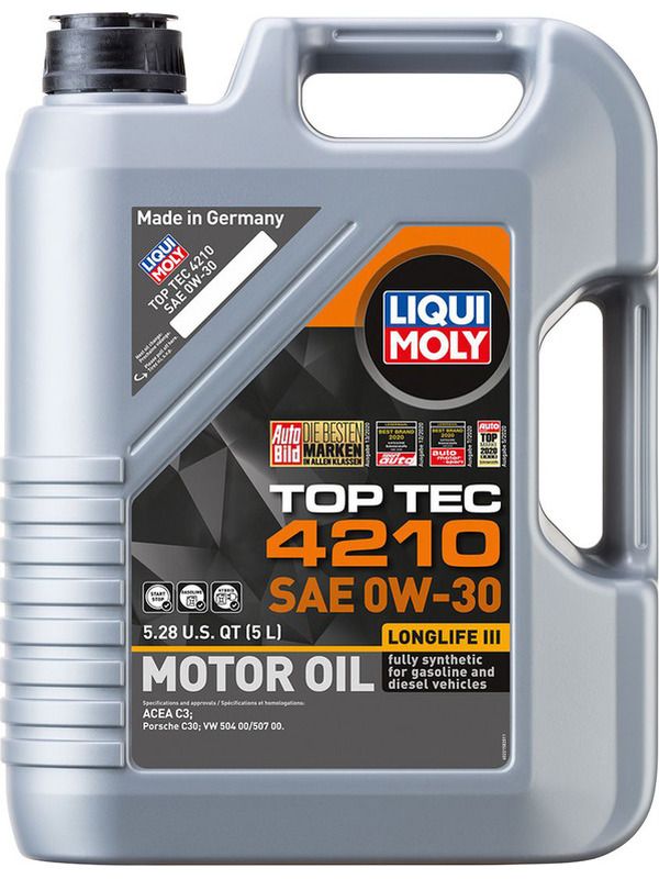 Liqui Moly Top Tec 4210 SAE 0W30 Engine Oil (5 Liter)