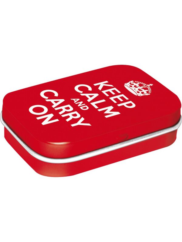 Buy Nostalgic-Art Licensed Product Metal Mint Box KeepCalm 4x6x2cm