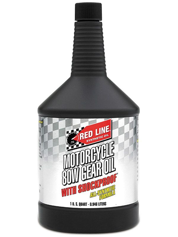 Red Line 42704 1 Pack 80W Motorcycle Gear Oil with Shockproof