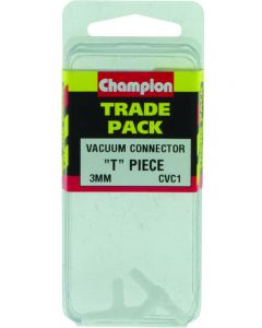 Champion T Piece Vacuum Connectors 3mm