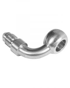 Proflow Stainless Steel 90 Degree Banjo Brake Hose End 10mm To -03A