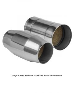 Proflow Catalytic Converter, Universal Stainless Steel Polished,