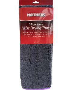 Mothers Microfibre Twist Drying Towel Professional Streak-Free Finish