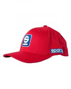 Sparco Cap S Icon Red Lrg/Xlrg