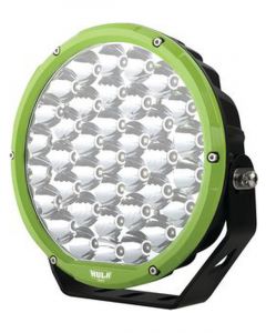 Hulk 9" Round LED Driving Lamp Driving Beam 9-36V 160W 37 LEDs Green