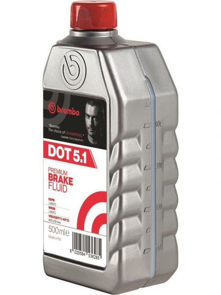 Brembo Premium Brake Fluid DOT 4 Low Viscosity 1000ml Bottle