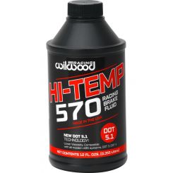 Wilwood Hi-Temp 570 Racing Brake Fluid Dot 5.1 12Oz Bottle