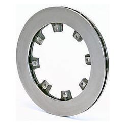 Wilwood Brake Rotor Ultralite Straight Vane Carbon Iron Silver Cadmi