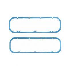 Felpro Bbc Rubber Valve Cover Gaskets Blue W/Steel Core & Limiters