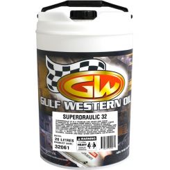 Gulf Western Superdraulic ISO 32 Anti Wear Hydraulic Oil 20L