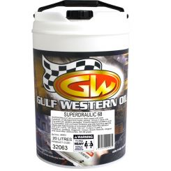 Gulf Western Superdraulic ISO 68 Anti Wear Hydraulic Oil 20L