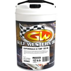 Gulf Western Superdraulic HVI 68 Anti Wear Hydraulic Oil 20L