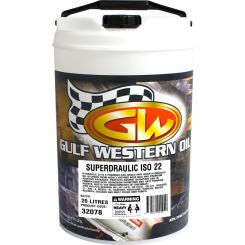 Gulf Western Superdraulic ISO 22 Anti Wear Hydraulic Oil 20L