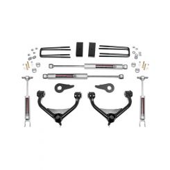 Rough Country Suspension Lift Kit 3-1/2 in Lift Control Arms / Hardware