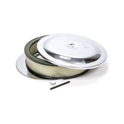 Moroso Air Cleaner Assembly 14 in Round 4-1/2 in Tall 7-5/16 in Carb Fl