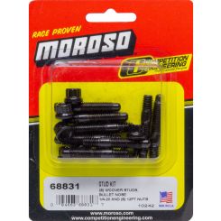 Moroso Valve Cover Fastener Stud 1/4-20 in Thread 1.500 in Long Steel B