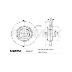 Fremax Brake Disc Front Pair
