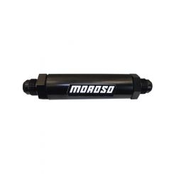 Moroso Fuel Filter In-Line 40 Micron Element 10 AN Male O-Ring Inlet