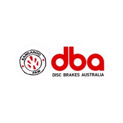 DBA - Disc Brakes Australia Kangaroo Paw Sticker White 13x5x0.01 cm