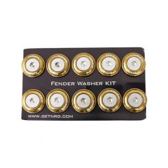 NRG Fender Washer Kit w/Rivets For Plastic Titanium Set of 10
